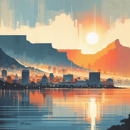 Cape Town Sunrise Reflection