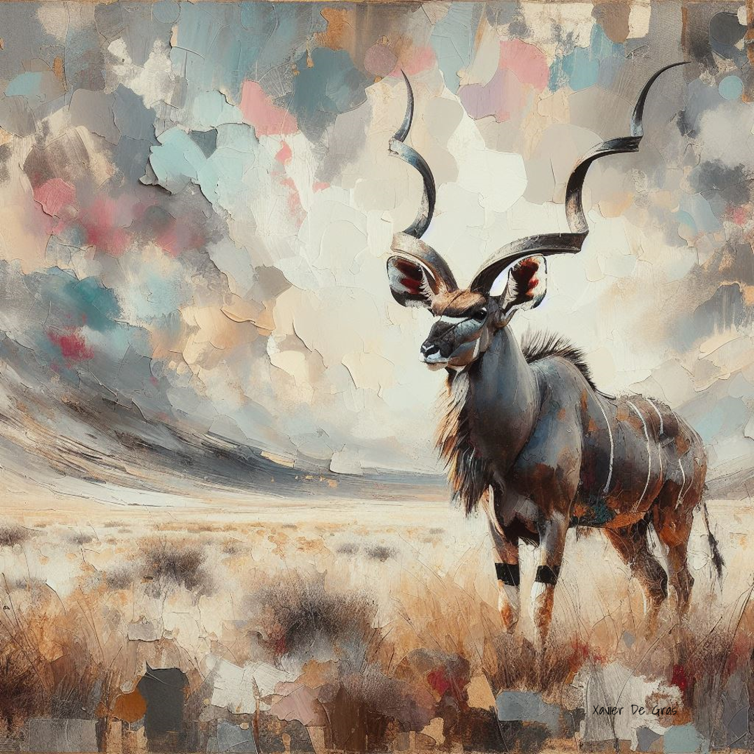 Majestic Kudu Horns